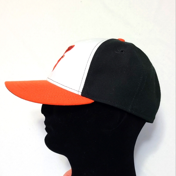 Men's Baltimore Orioles New Era White/Orange Home Authentic Collect - Size 7 1/8 - Picture 5 of 11